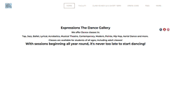 Desktop Screenshot of expressionsthedancegallery.com